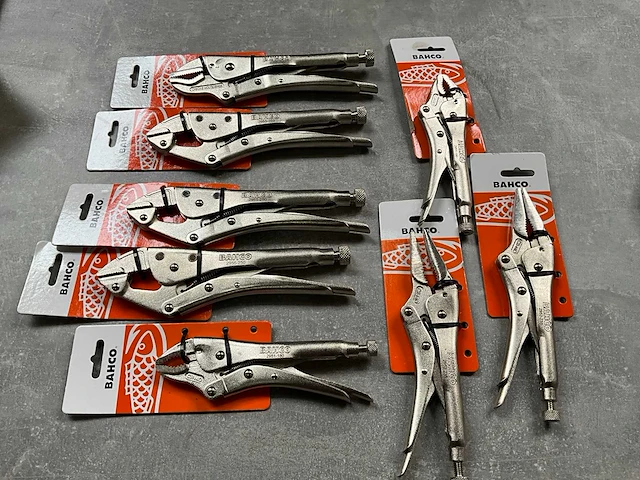 Bahco diverse griptangen (8x) - afbeelding 1 van  5