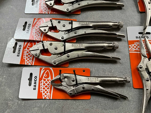 Bahco diverse griptangen (8x) - afbeelding 3 van  5