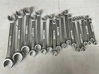 Bahco diverse maten open ringsleutels (18x)