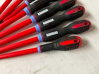 Bahco diverse maten schroevendraaiers kruis (8x) - afbeelding 5 van  6