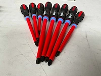 Bahco diverse maten schroevendraaiers kruis (8x) - afbeelding 6 van  6