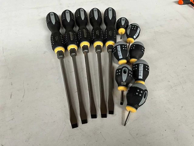 Bahco diverse maten schroevendraaiers plat (12x) - afbeelding 5 van  5