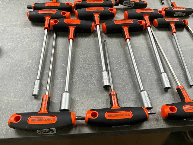 Bahco diverse maten schroevendraaiers t-greep (24x) - afbeelding 3 van  6