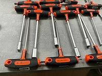 Bahco diverse maten schroevendraaiers t-greep (24x) - afbeelding 3 van  6