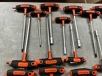 Bahco diverse maten schroevendraaiers t-greep (24x) - afbeelding 4 van  6