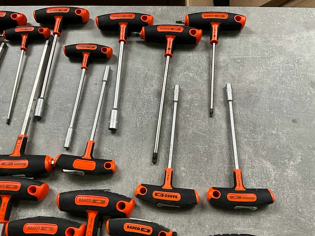 Bahco diverse maten schroevendraaiers t-greep (24x) - afbeelding 5 van  6