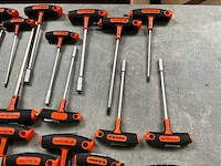 Bahco diverse maten schroevendraaiers t-greep (24x) - afbeelding 5 van  6