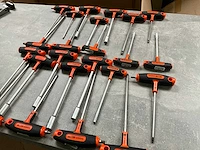Bahco diverse maten schroevendraaiers t-greep (24x) - afbeelding 6 van  6