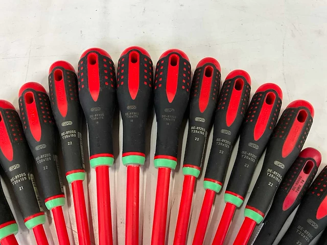 Bahco diverse maten schroevendraaiers torx (20x) - afbeelding 3 van  5