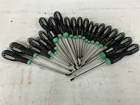 Bahco diverse maten schroevendraaiers torx (21x)