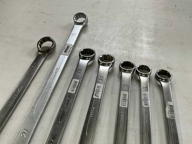 Bahco diverse maten steek- en ringsleutels (14x) - afbeelding 4 van  6