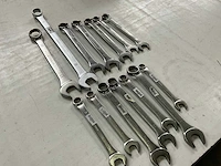 Bahco diverse maten steek- en ringsleutels (14x) - afbeelding 6 van  6