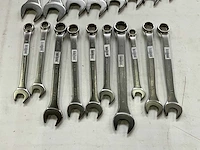 Bahco diverse maten steek- en ringsleutels (18x) - afbeelding 3 van  6