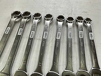Bahco diverse maten steek- en ringsleutels (18x) - afbeelding 4 van  6