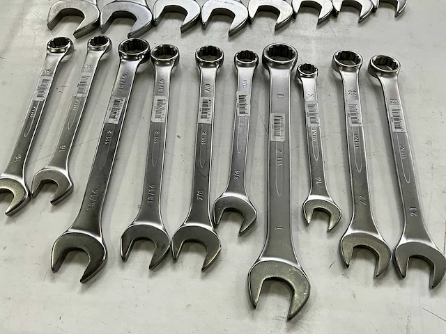 Bahco diverse maten steek- en ringsleutels (18x) - afbeelding 5 van  6