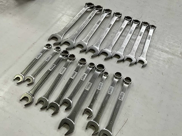 Bahco diverse maten steek- en ringsleutels (18x) - afbeelding 6 van  6