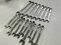 Bahco diverse maten steek- en ringsleutels (18x) - afbeelding 6 van  6