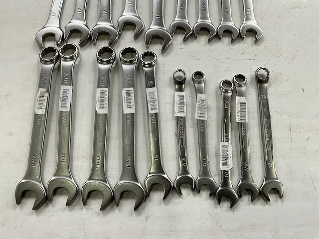 Bahco diverse maten steek- en ringsleutels (19x) - afbeelding 3 van  4