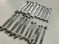 Bahco diverse maten steek- en ringsleutels (19x) - afbeelding 4 van  4