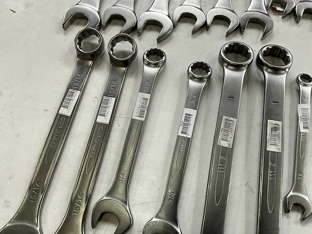 Bahco diverse maten steek- en ringsleutels (23x) - afbeelding 5 van  8