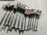 Bahco diverse maten steek- en ringsleutels met ratel (13x) - afbeelding 4 van  4