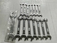 Bahco diverse maten steeksleutels (15x)