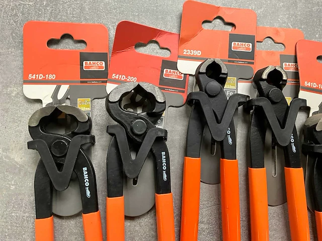 Bahco diverse moniertangen (7x) - afbeelding 2 van  4