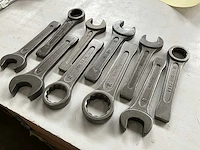 Bahco diverse steek- en ringsleutels (10x) - afbeelding 4 van  4