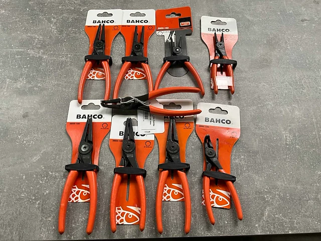 Bahco diverse tangen (9x) - afbeelding 1 van  4