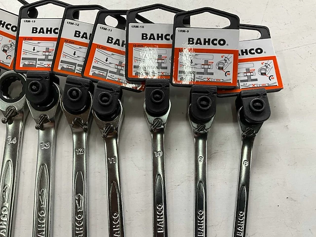 Bahco steek- en ringsleutelset met ratel 8-19mm - afbeelding 2 van  4