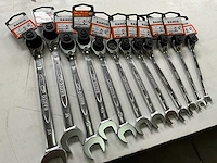 Bahco steek- en ringsleutelset met ratel 8-19mm - afbeelding 4 van  4