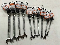 Bahco steek- en ringsleutelset met ratel 8-19mm