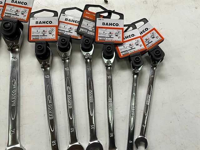 Bahco steek- en ringsleutelset met ratel 8-19mm - afbeelding 2 van  4