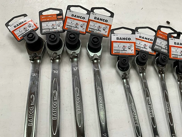 Bahco steek- en ringsleutelset met ratel 8-19mm - afbeelding 3 van  4