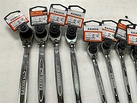Bahco steek- en ringsleutelset met ratel 8-19mm - afbeelding 3 van  4