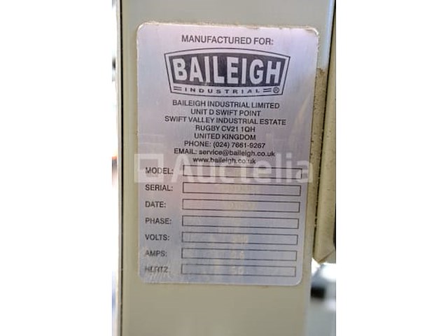Baileigh br-18e-36 rand moulder - afbeelding 6 van  9