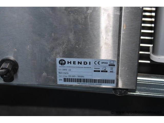 Bain marie hendi - afbeelding 2 van  2