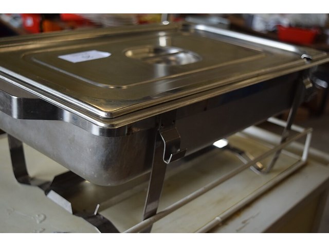 Bain-marie op brandgel in roestvrij staal - afbeelding 2 van  4