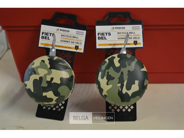 Bak met 11 fietsbellen - afbeelding 1 van  2