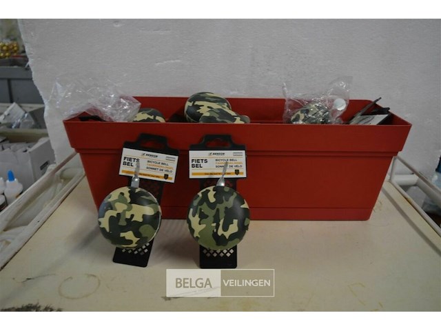 Bak met 11 fietsbellen - afbeelding 2 van  2