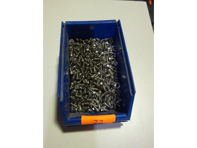 Bak met zeskantflensbouten met kruiskop - afbeelding 1 van  1