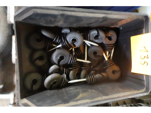 Bak ringisolators voor schrikdraad - afbeelding 2 van  2