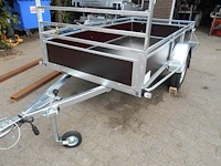 Bakaanhangwagen bw trailer 254x130cm 750kg nieuw