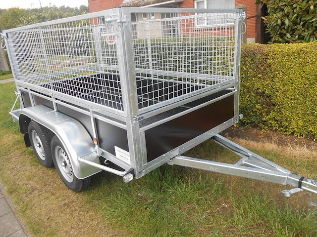Bakaanhangwagen bw trailer 254x130cm nieuw - afbeelding 1 van  1