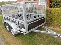 Bakaanhangwagen bw trailer 254x130cm nieuw