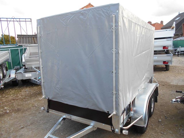 Bakaanhangwagen bw trailer 254x130x150cm nieuw - afbeelding 1 van  1