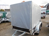 Bakaanhangwagen bw trailer 254x130x150cm nieuw