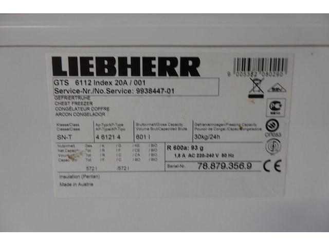 Bakdiepvries liebherr - afbeelding 5 van  5