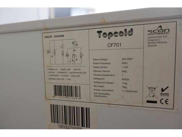 Bakdiepvries topcold - afbeelding 6 van  6