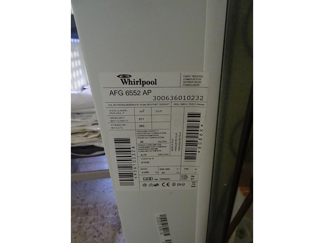 Bakdiepvries whirlpool - afbeelding 3 van  5